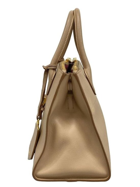Prada Tote Paradigm Beige Leather - Picture 4 of 15